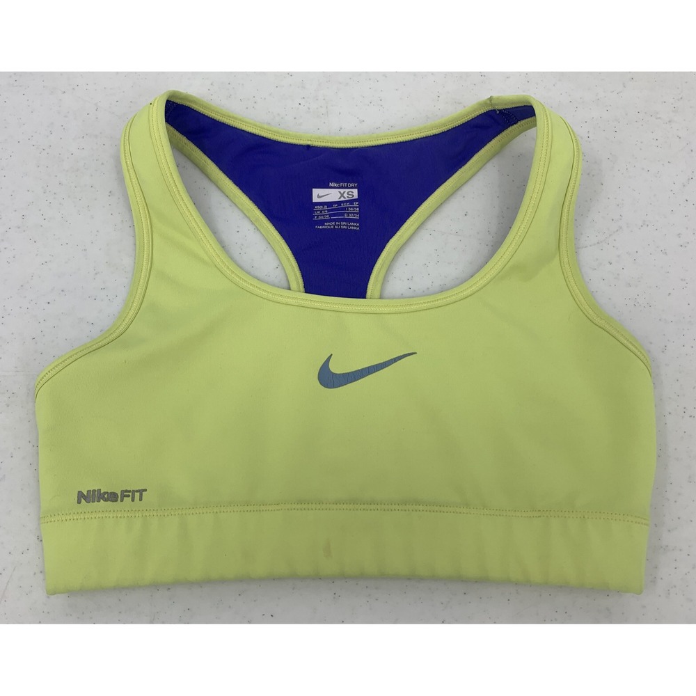 Nike Pro FIT DRY Sports Bra Size XS Racerback Logo